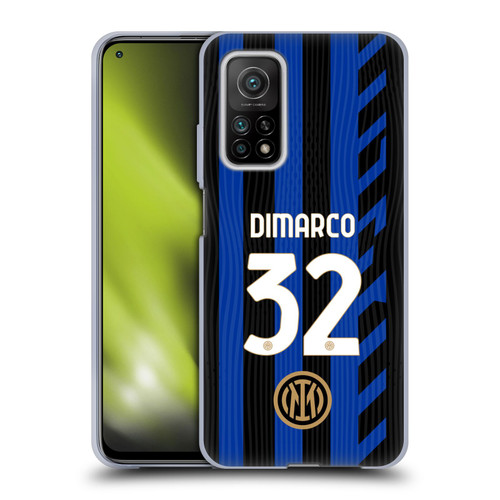 Fc Internazionale Milano 2024/25 Players Home Kit Federico Dimarco Soft Gel Case for Xiaomi Mi 10T 5G