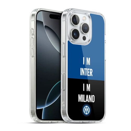 Fc Internazionale Milano Logo Inter Milano Soft Gel Case for Apple iPhone 16 Pro & MagSafe