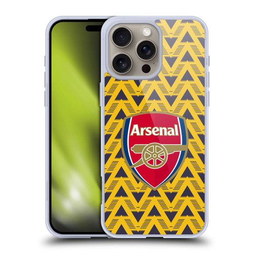 Arsenal FC Logos Bruised Banana Soft Gel Case for Apple iPhone 16 Pro Max