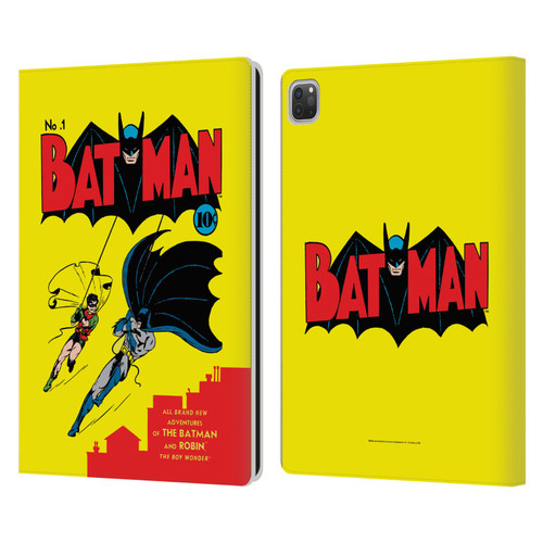 Batman DC Comics Famous Comic Book Covers Number 1 Leather Book Wallet Case Cover For Apple iPad Pro 13 M4 2024