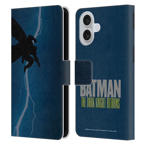 Batman DC Comics Famous Comic Book Covers The Dark Knight Returns Leather Book Wallet Case Cover For Apple iPhone 16