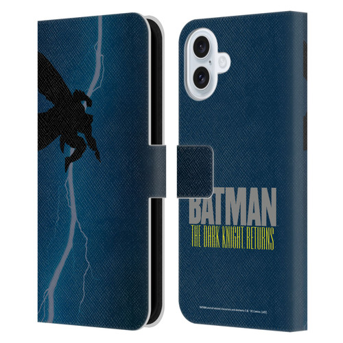 Batman DC Comics Famous Comic Book Covers The Dark Knight Returns Leather Book Wallet Case Cover For Apple iPhone 16 Plus