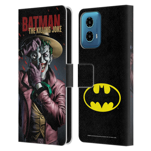 Batman DC Comics Famous Comic Book Covers The Killing Joke Leather Book Wallet Case Cover For Motorola Moto G34 5G