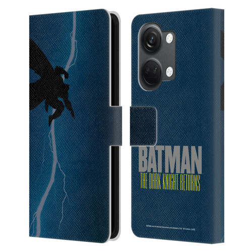 Batman DC Comics Famous Comic Book Covers The Dark Knight Returns Leather Book Wallet Case Cover For OnePlus Nord 3 5G