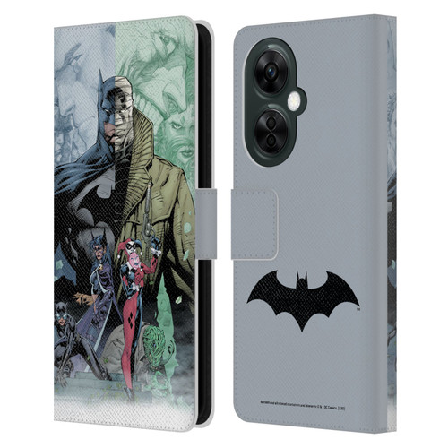 Batman DC Comics Famous Comic Book Covers Hush Leather Book Wallet Case Cover For OnePlus Nord CE 3 Lite 5G