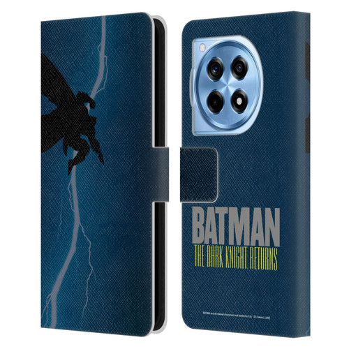 Batman DC Comics Famous Comic Book Covers The Dark Knight Returns Leather Book Wallet Case Cover For OnePlus 12R