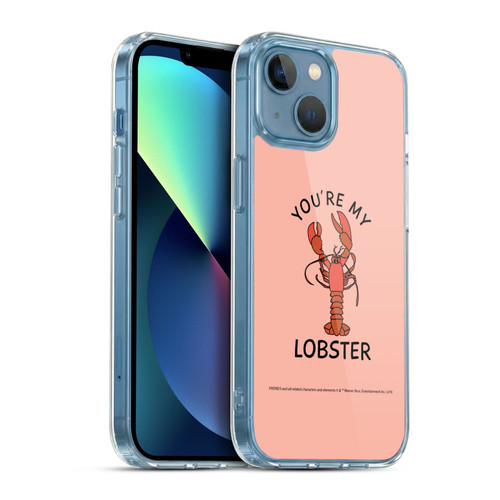 Friends TV Show Iconic Lobster Soft Gel Case for Apple iPhone 13 Mini & MagSafe