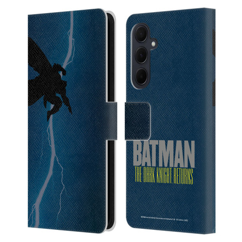 Batman DC Comics Famous Comic Book Covers The Dark Knight Returns Leather Book Wallet Case Cover For Samsung Galaxy A35 5G