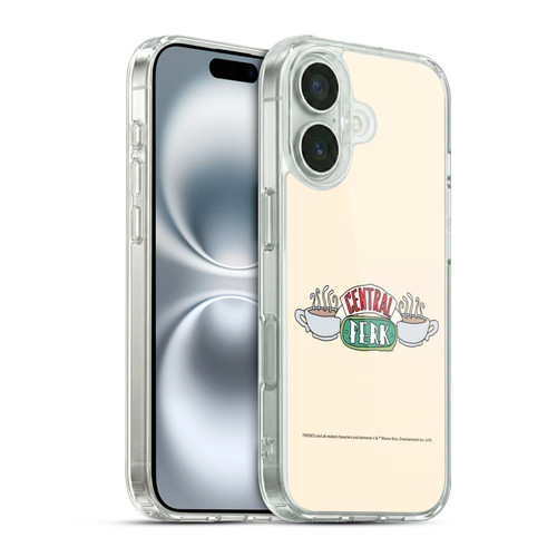 Friends TV Show Iconic Central Perk Soft Gel Case for Apple iPhone 16 & MagSafe