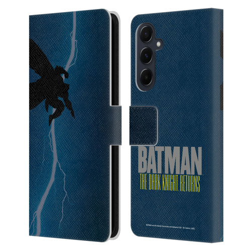 Batman DC Comics Famous Comic Book Covers The Dark Knight Returns Leather Book Wallet Case Cover For Samsung Galaxy A55 5G