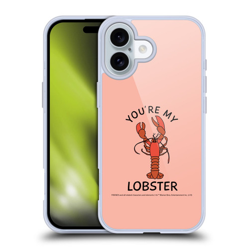 Friends TV Show Iconic Lobster Soft Gel Case for Apple iPhone 16