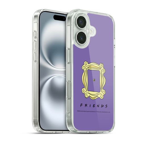 Friends TV Show Iconic Peephole Frame Soft Gel Case for Apple iPhone 16 & MagSafe