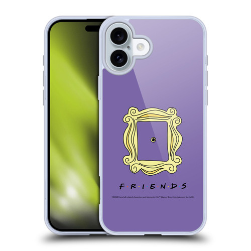 Friends TV Show Iconic Peephole Frame Soft Gel Case for Apple iPhone 16 Plus