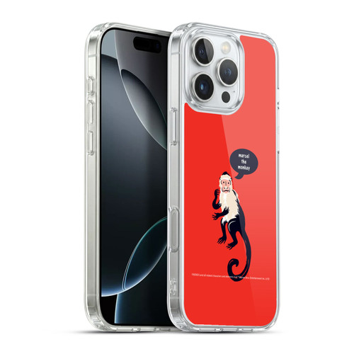 Friends TV Show Iconic Marcel The Monkey Soft Gel Case for Apple iPhone 16 Pro Max & MagSafe