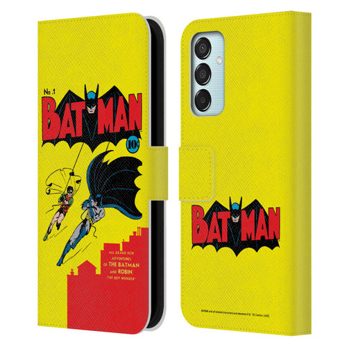 Batman DC Comics Famous Comic Book Covers Number 1 Leather Book Wallet Case Cover For Samsung Galaxy M15/F15 5G