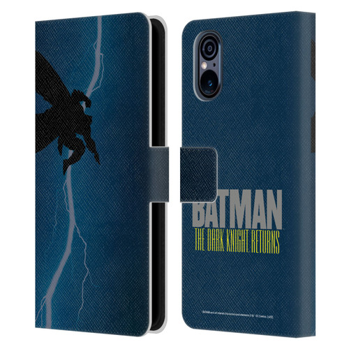 Batman DC Comics Famous Comic Book Covers The Dark Knight Returns Leather Book Wallet Case Cover For Sony Xperia 5 V 5G