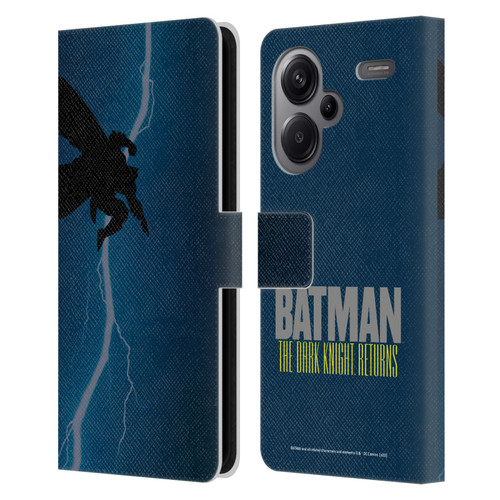 Batman DC Comics Famous Comic Book Covers The Dark Knight Returns Leather Book Wallet Case Cover For Xiaomi Redmi Note 13 Pro Plus 5G