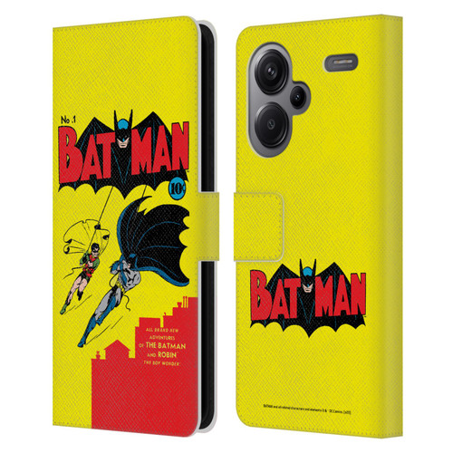 Batman DC Comics Famous Comic Book Covers Number 1 Leather Book Wallet Case Cover For Xiaomi Redmi Note 13 Pro Plus 5G