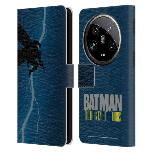 Batman DC Comics Famous Comic Book Covers The Dark Knight Returns Leather Book Wallet Case Cover For Xiaomi 14 Ultra