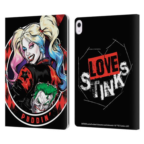 Batman DC Comics Harley Quinn Graphics Puddin Leather Book Wallet Case Cover For Apple iPad Air 13 2024