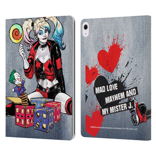 Batman DC Comics Harley Quinn Graphics Toys Leather Book Wallet Case Cover For Apple iPad Air 13 2024