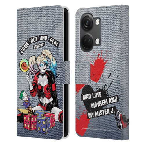 Batman DC Comics Harley Quinn Graphics Toys Leather Book Wallet Case Cover For OnePlus Nord 3 5G