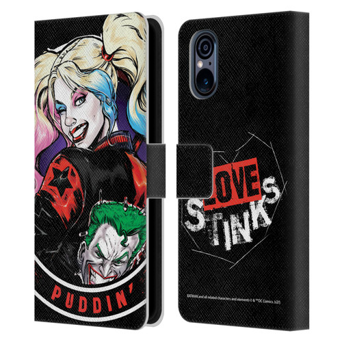 Batman DC Comics Harley Quinn Graphics Puddin Leather Book Wallet Case Cover For Sony Xperia 5 V 5G