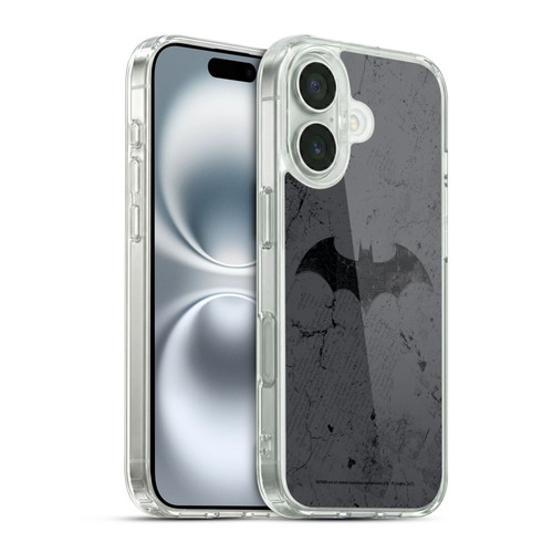 Batman DC Comics Hush Logo Distressed Soft Gel Case for Apple iPhone 16 & MagSafe