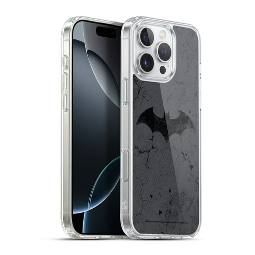 Batman DC Comics Hush Logo Distressed Soft Gel Case for Apple iPhone 16 Pro Max & MagSafe