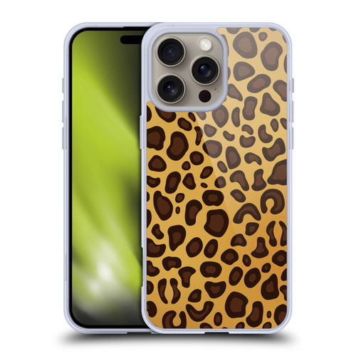 Haroulita Animal Prints Leopard Soft Gel Case for Apple iPhone 16 Pro Max