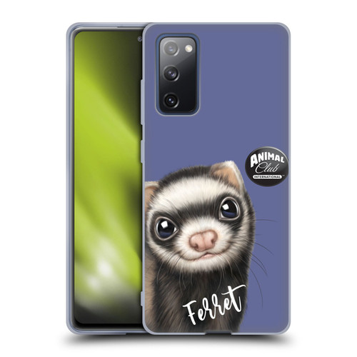 Animal Club International Faces Ferret Soft Gel Case for Samsung Galaxy S20 FE / 5G