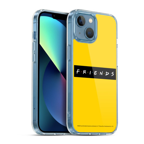 Friends TV Show Logos Pattern Soft Gel Case for Apple iPhone 13 Mini