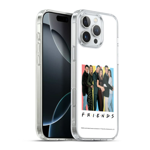 Friends TV Show Logos Cast Soft Gel Case for Apple iPhone 16 Pro Max