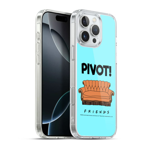 Friends TV Show Quotes Pivot Soft Gel Case for Apple iPhone 16 Pro Max & MagSafe
