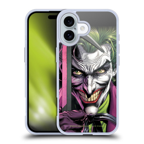 Batman DC Comics Three Jokers The Clown Soft Gel Case for Apple iPhone 16