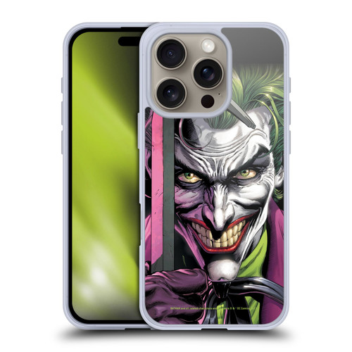 Batman DC Comics Three Jokers The Clown Soft Gel Case for Apple iPhone 16 Pro & MagSafe