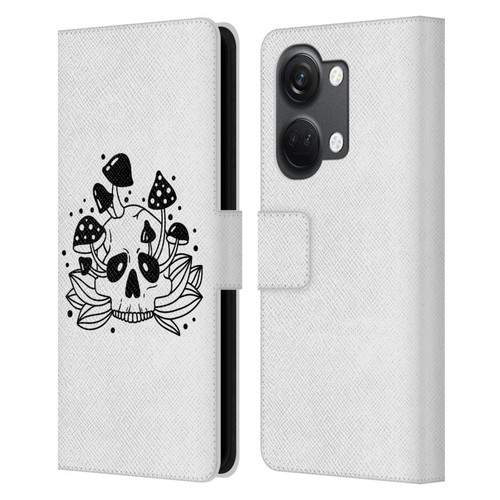Haroulita Celestial Tattoo Skull Leather Book Wallet Case Cover For OnePlus Nord 3 5G