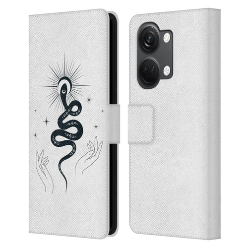 Haroulita Celestial Tattoo Snake Leather Book Wallet Case Cover For OnePlus Nord 3 5G