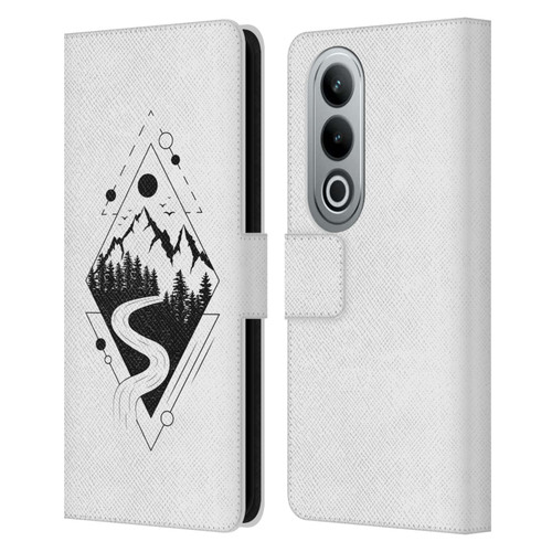 Haroulita Celestial Tattoo Mountain Leather Book Wallet Case Cover For OPPO OnePlus Ace 3V 5G