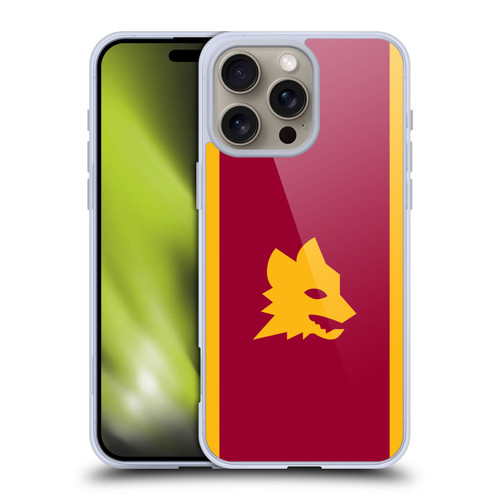 AS Roma 2023/24 Crest Kit Home Soft Gel Case for Apple iPhone 16 Pro Max