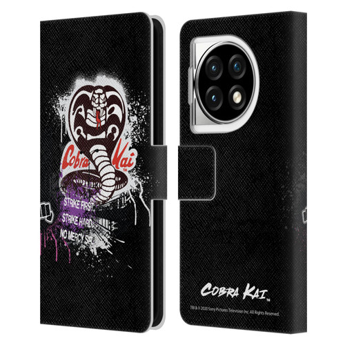 Cobra Kai Composed Art No Mercy Logo Leather Book Wallet Case Cover For OPPO OnePlus Ace 3 5G