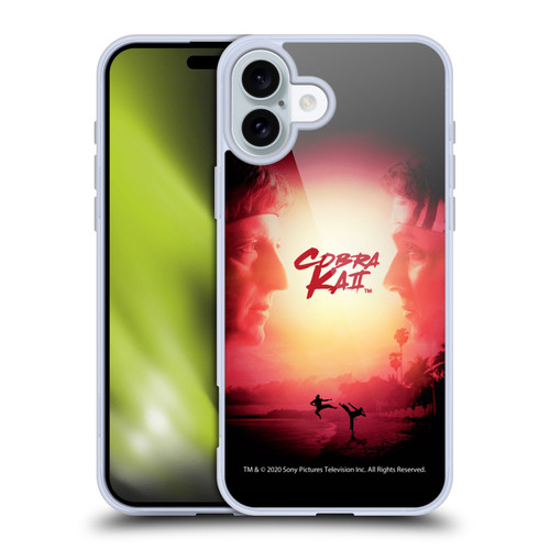 Cobra Kai Graphics 2 Season 2 Poster Soft Gel Case for Apple iPhone 16 Plus