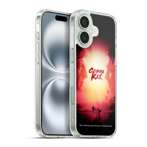 Cobra Kai Graphics 2 Season 2 Poster Soft Gel Case for Apple iPhone 16 Plus & MagSafe