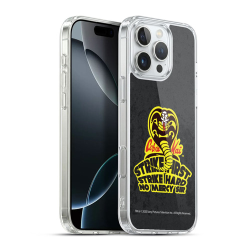 Cobra Kai Graphics 2 Strike Hard Logo Soft Gel Case for Apple iPhone 16 Pro Max & MagSafe