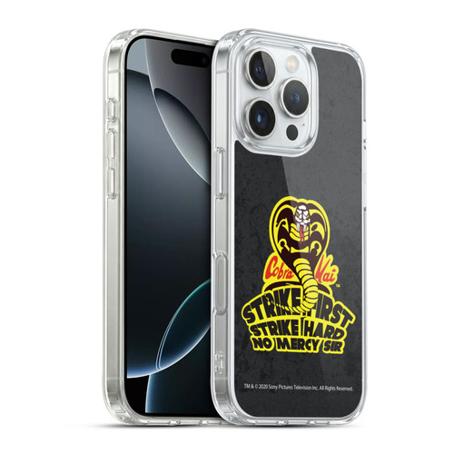 Cobra Kai Graphics 2 Strike Hard Logo Soft Gel Case for Apple iPhone 16 Pro & MagSafe