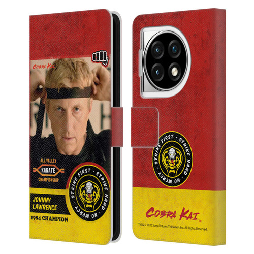 Cobra Kai Graphics 2 Johnny Lawrence Karate Leather Book Wallet Case Cover For OPPO OnePlus Ace 3 5G