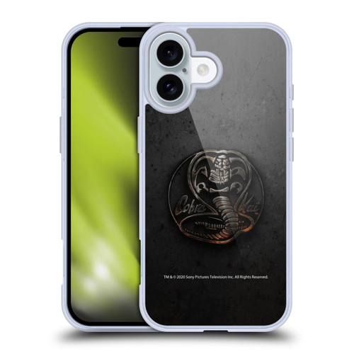 Cobra Kai Graphics Metal Logo Soft Gel Case for Apple iPhone 16