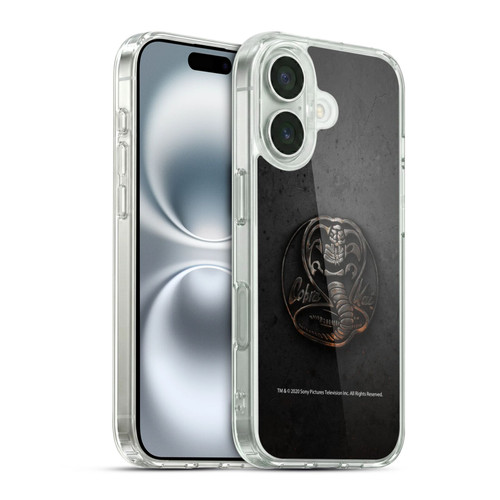Cobra Kai Graphics Metal Logo Soft Gel Case for Apple iPhone 16 & MagSafe