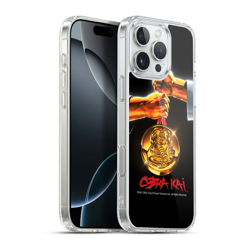 Cobra Kai Graphics Gold Medal Soft Gel Case for Apple iPhone 16 Pro Max & MagSafe