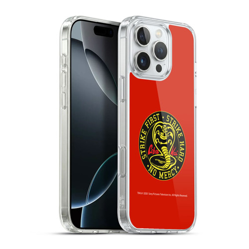 Cobra Kai Graphics Strike Logo Soft Gel Case for Apple iPhone 16 Pro Max & MagSafe